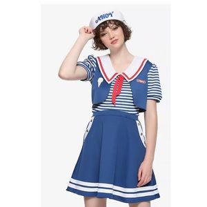 Stranger Things Robin Scoops Ahoy Cosplay Dress